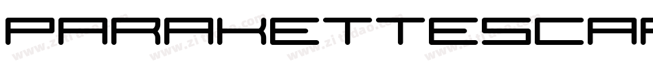 ParaketteScapsSSK Bold字体转换